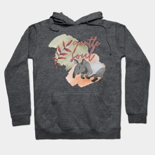 Gentle Soul Watercolour Tapir Hoodie